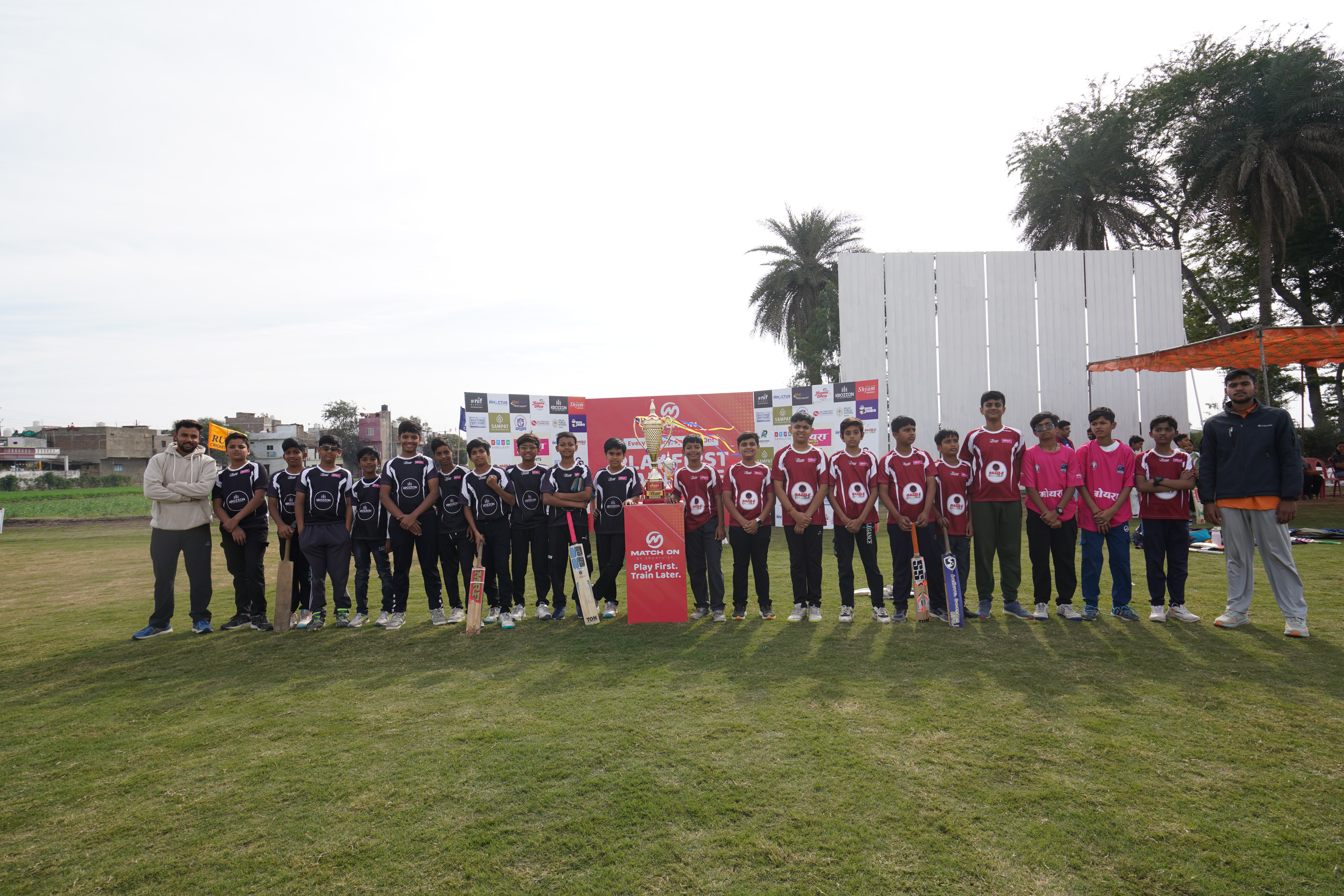 MatchOn 2.0 kids cricket action in Indore